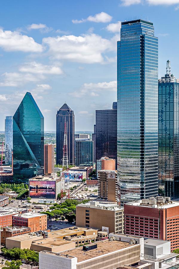 Downtown Dallas Texas City Skyline And Surroundings Photograph by Alex ...