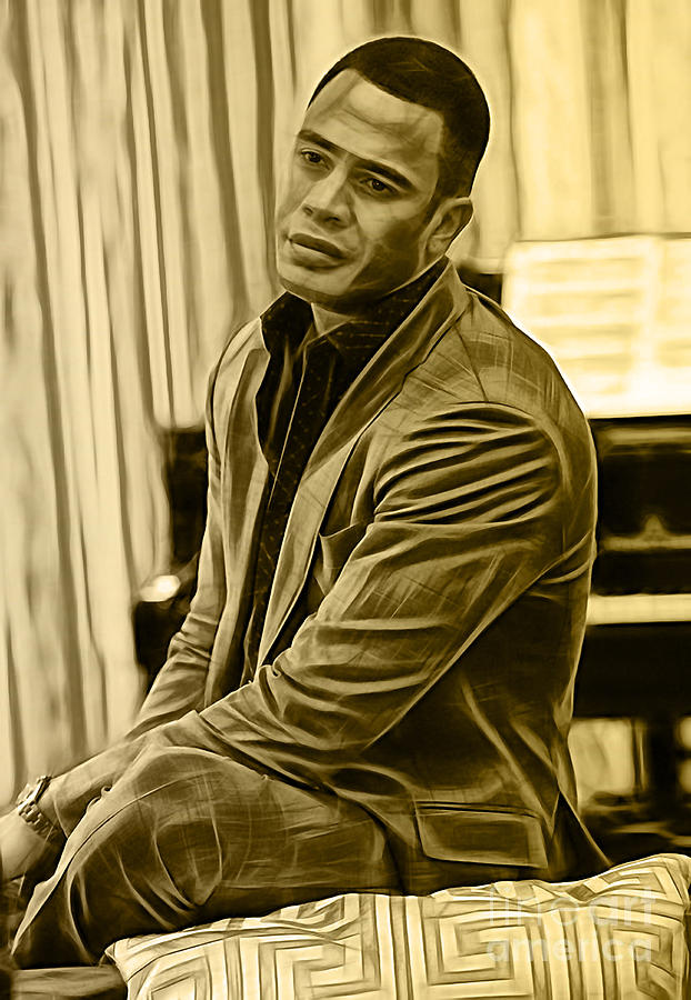 Empires Trai Byers Andre Lyon #11 Mixed Media by Marvin Blaine