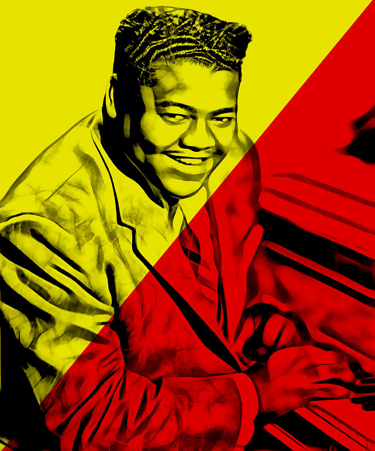 Music Mixed Media - Fats Domino Collection #11 by Marvin Blaine