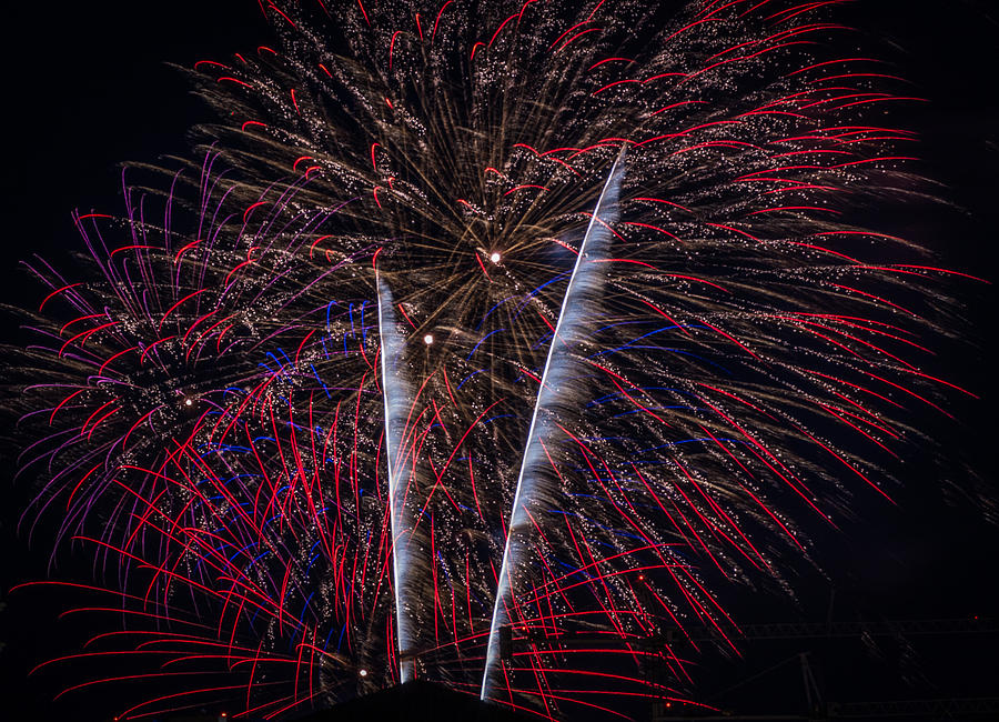 Fireworks 2015 Sarasota 26 Photograph by Richard Goldman