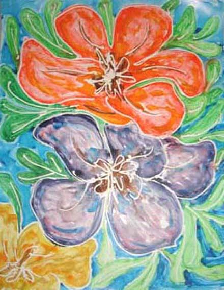 Flower Painting - Flowers #11 by Baljit Chadha
