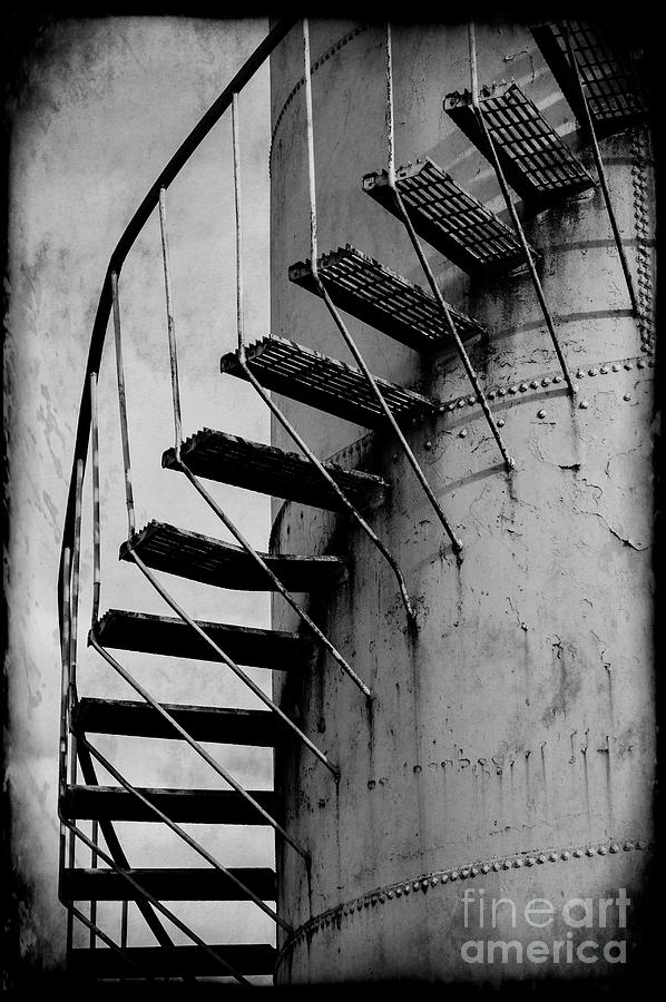 Gasoline Storage Tank with Staircase  #11 Photograph by Jim Corwin