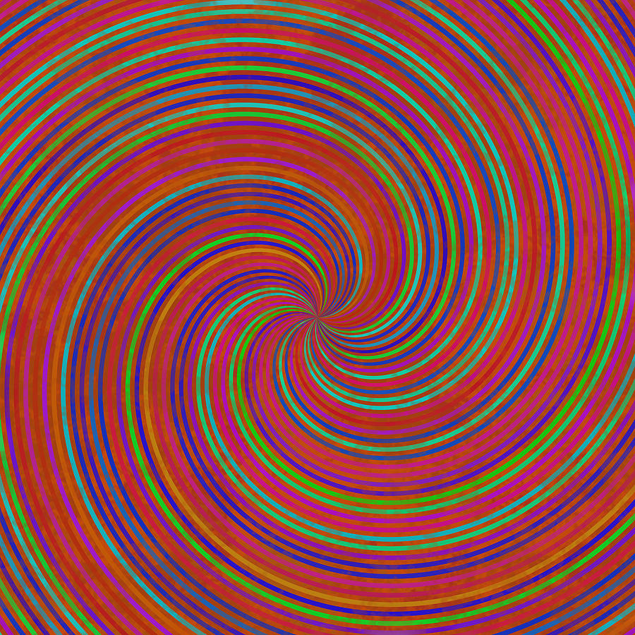 Grunge swirl Digital Art by Miroslav Nemecek Fine Art America