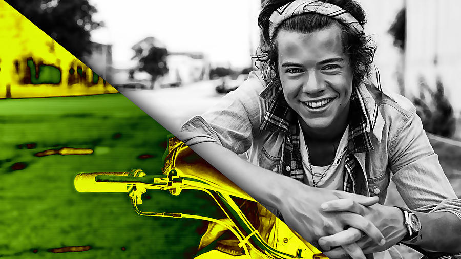 Harry Styles Mixed Media - Harry Styles Collection #11 by Marvin Blaine