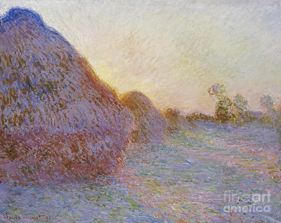 Haystacks #11 Painting by Celestial Images