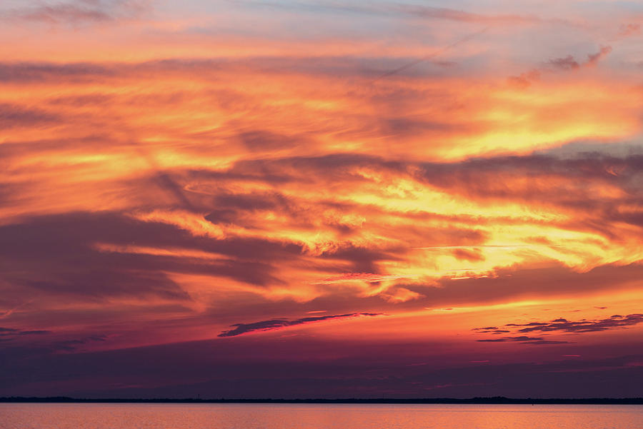 Lake Erie Sunset #11 Photograph by Dave Niedbala