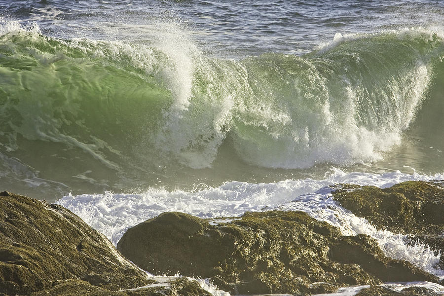 Large Waves Near Pemaquid Point On The Coast Of Maine #11 Photograph by Keith Webber Jr