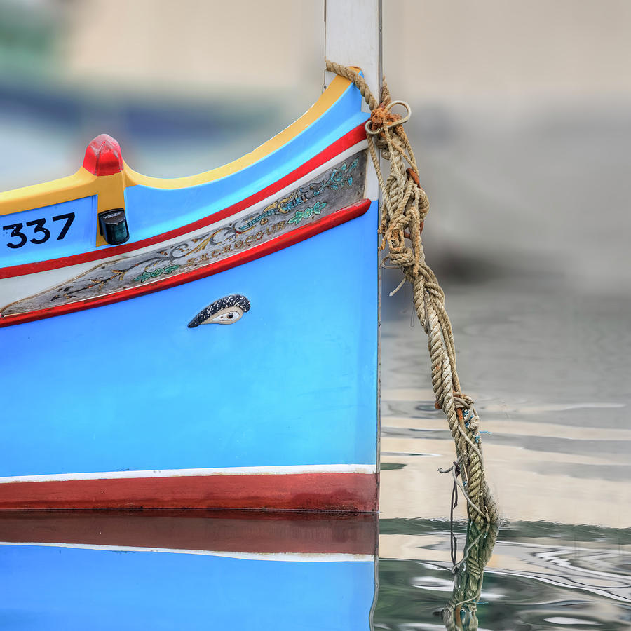 Boat Photograph - Luzzu - Malta #11 by Joana Kruse