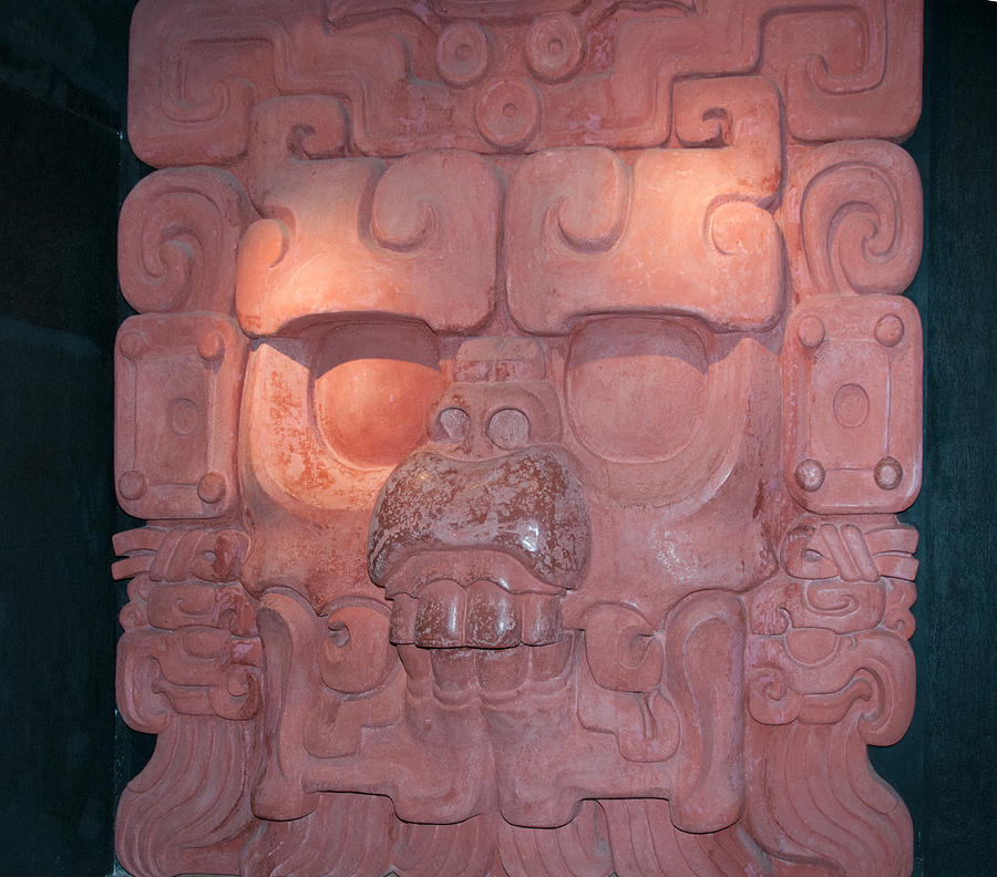 Mayan Museum in Chetumal #11 Digital Art by Carol Ailles