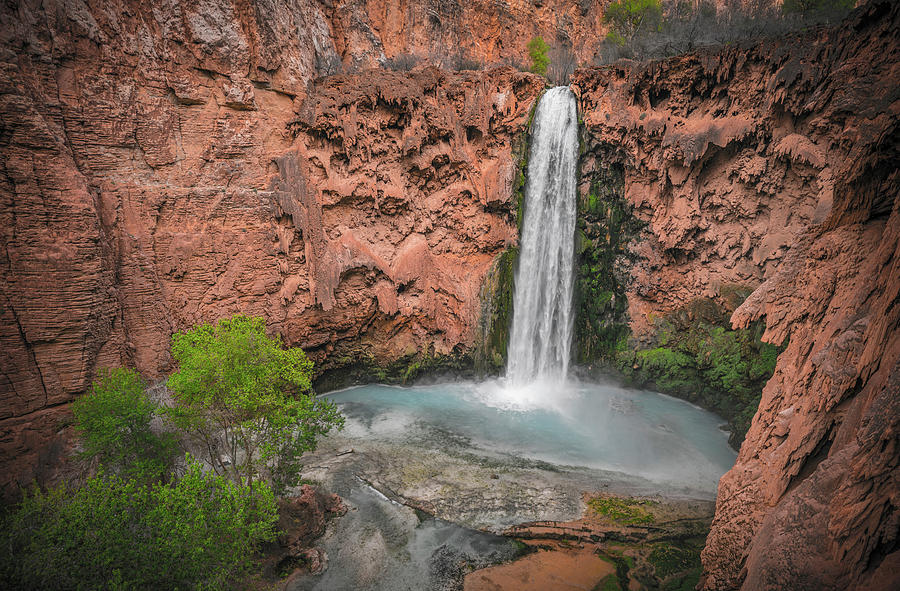 Mooney Falls, Grand Canyon, AZ #11 Photograph by Ryan Kelehar