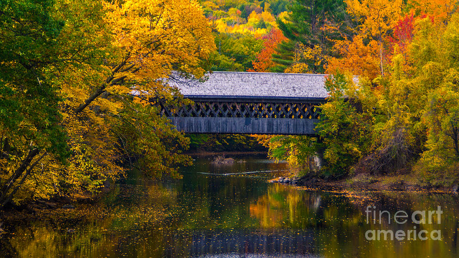 Autumn in Henniker New Hampshire Photograph by New England Photography