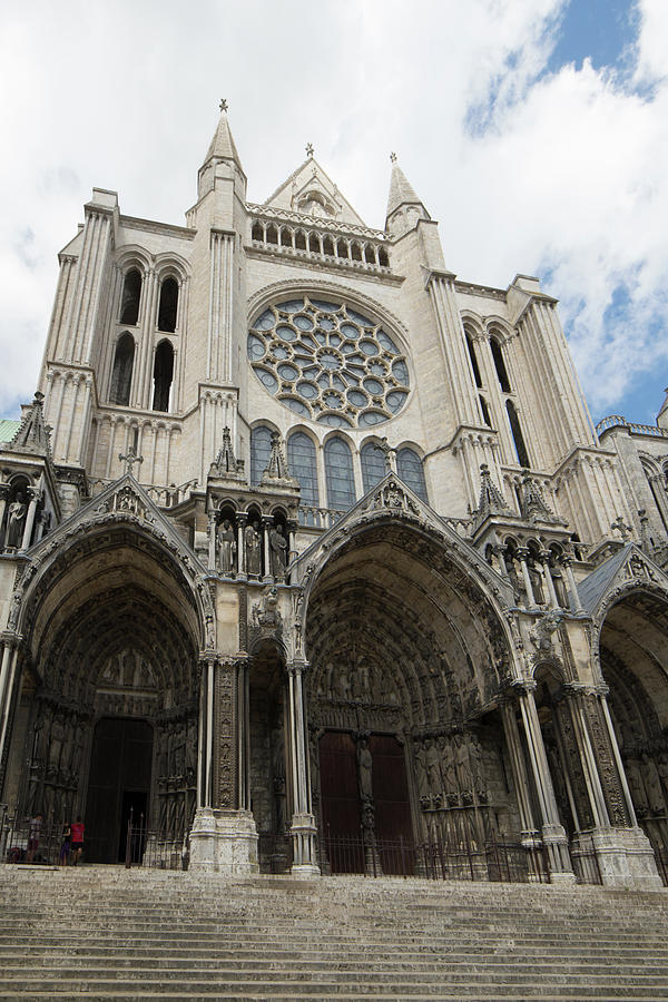 Notre Dame de Chartes Cathedral #11 Digital Art by Carol Ailles