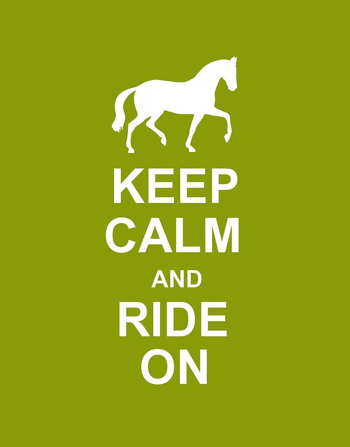 Keep Calm At Intermediaire  Photograph by Dressage Design