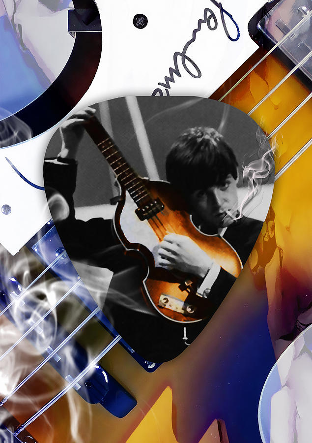 Paul McCartney Art #11 Mixed Media by Marvin Blaine