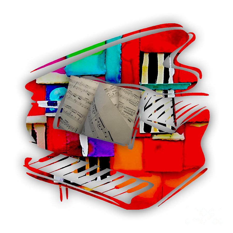 Piano Collection #16 Mixed Media by Marvin Blaine