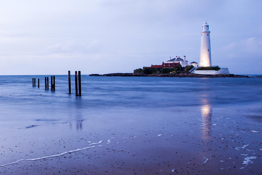 Saint Marys Lighthouse at Whitley Bay #11 Photograph by Ian Middleton