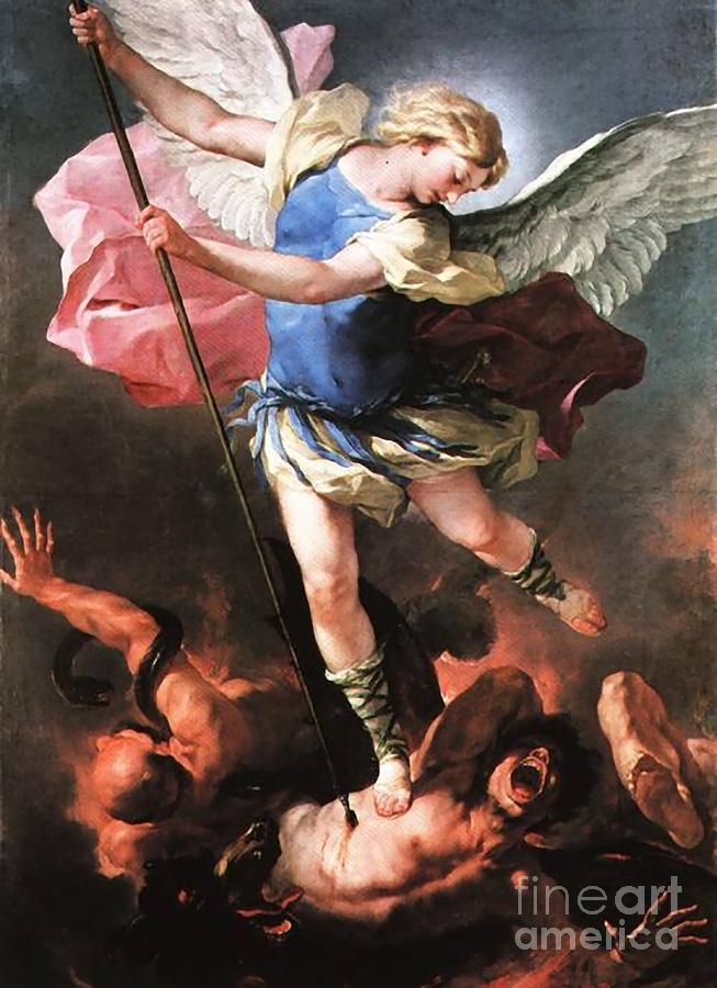 Saint Michael #11 Painting by Archangelus Gallery