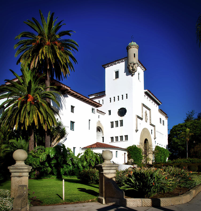 Architecture Photograph - Santa Barbara County Courthouse #11 by Mountain Dreams