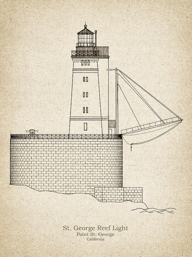 california lighthouses clipart