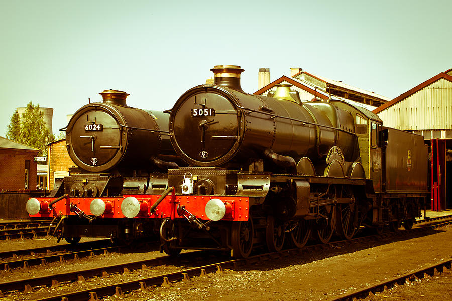 Steam train at Didcot Railway Museum Photograph by Steven Sexton - Fine ...