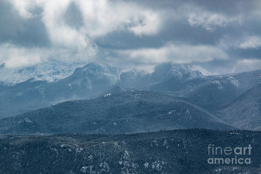 Storm Clouds on Pikes Peak Colorado #11 Photograph by Steven Krull