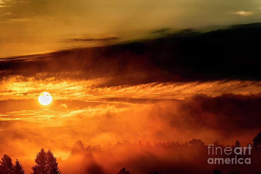 Sunrise and Fog #11 Photograph by Thomas R Fletcher