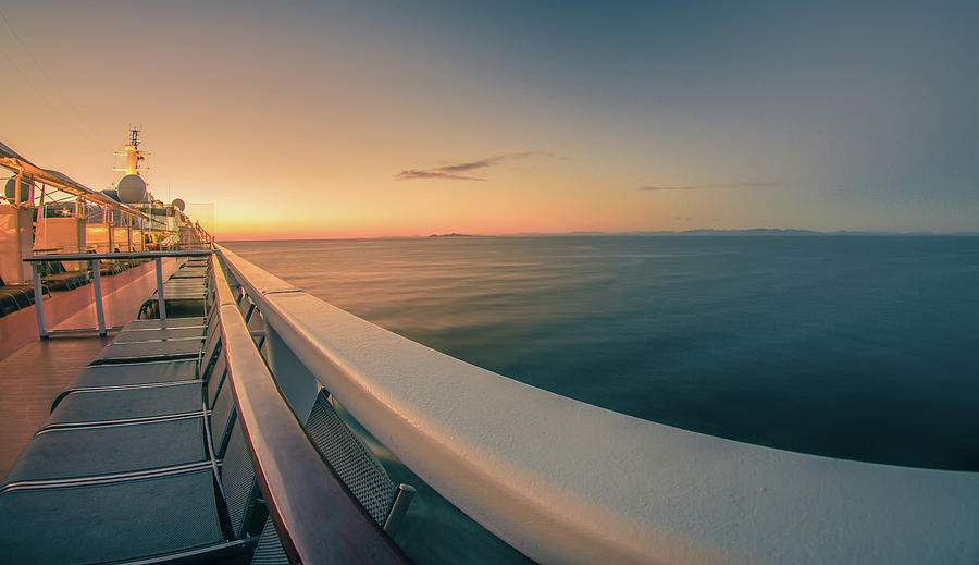 Sunset Over Alaska Fjords On A Cruise Trip Near Ketchikan #11 Photograph by Alex Grichenko
