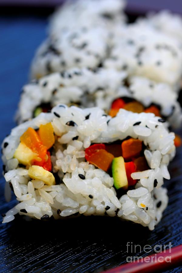 Sushi California Roll Photograph