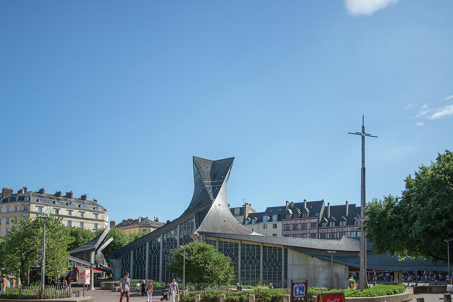 Temple of Joan of Arc in Rouen France #11 Digital Art by Carol Ailles