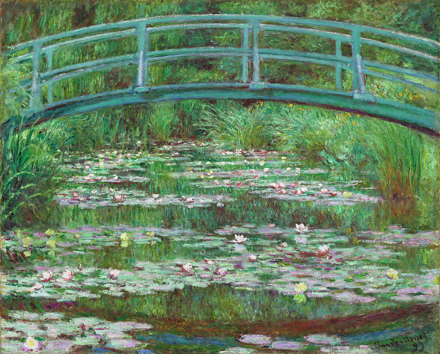 Claude Monet Painting - The Japanese Footbridge #11 by Claude Monet