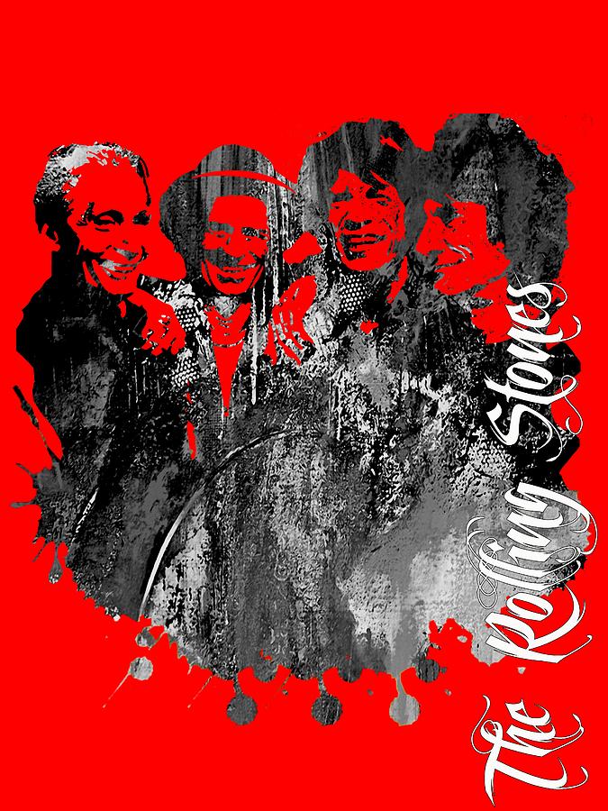 The Rolling Stones Collection #11 Mixed Media by Marvin Blaine