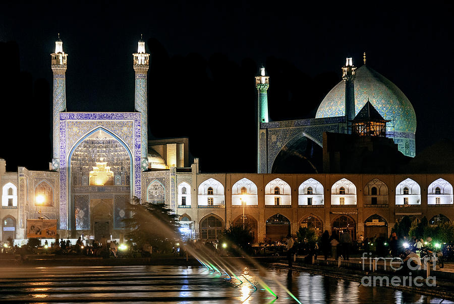 The Shah Mosque Famous Landmark In Isfahan City Iran #11 Photograph by JM Travel Photography