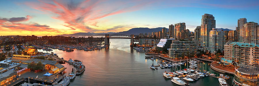 Vancouver harbor view  #11 Photograph by Songquan Deng