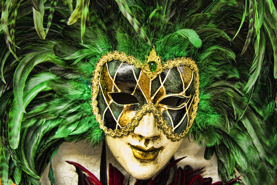 Venetian Photograph - Venetian Carnaval Mask #11 by David Smith