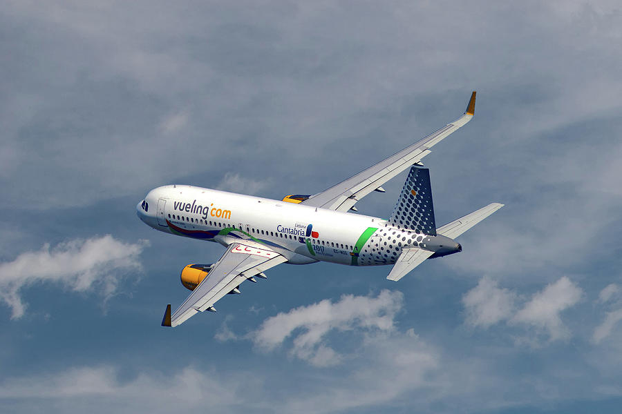 Vueling Airbus A320-232 #11 Photograph by Smart Aviation - Pixels