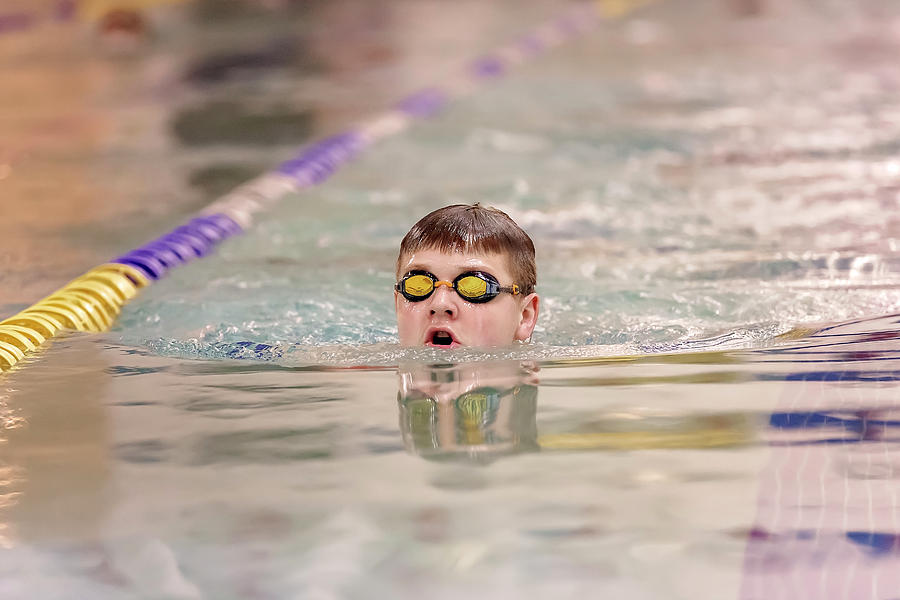 Young Swimmer Photograph by Peter Lakomy - Pixels