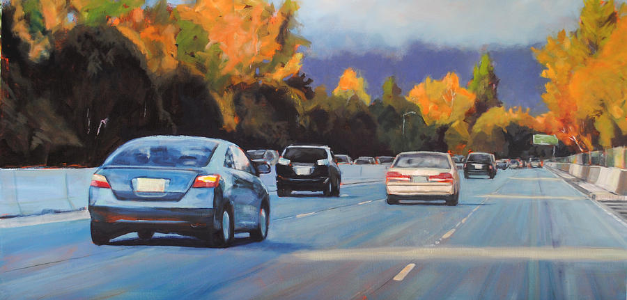 110 North Revisited Painting by Richard  Willson