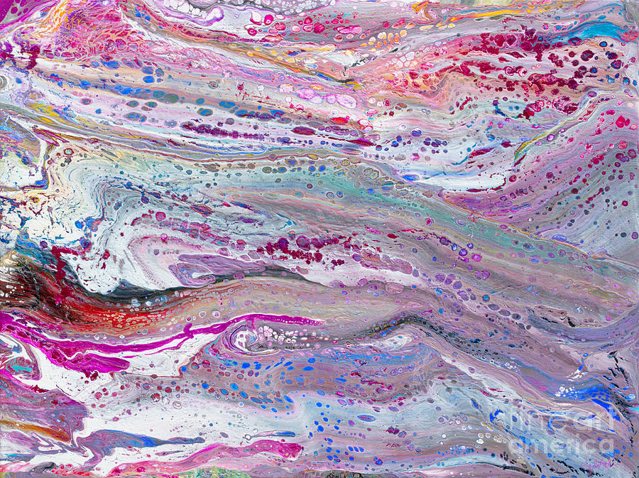 #110 Sweet Dirty Pour Swipe #110 Painting by Priscilla Batzell Expressionist Art Studio Gallery