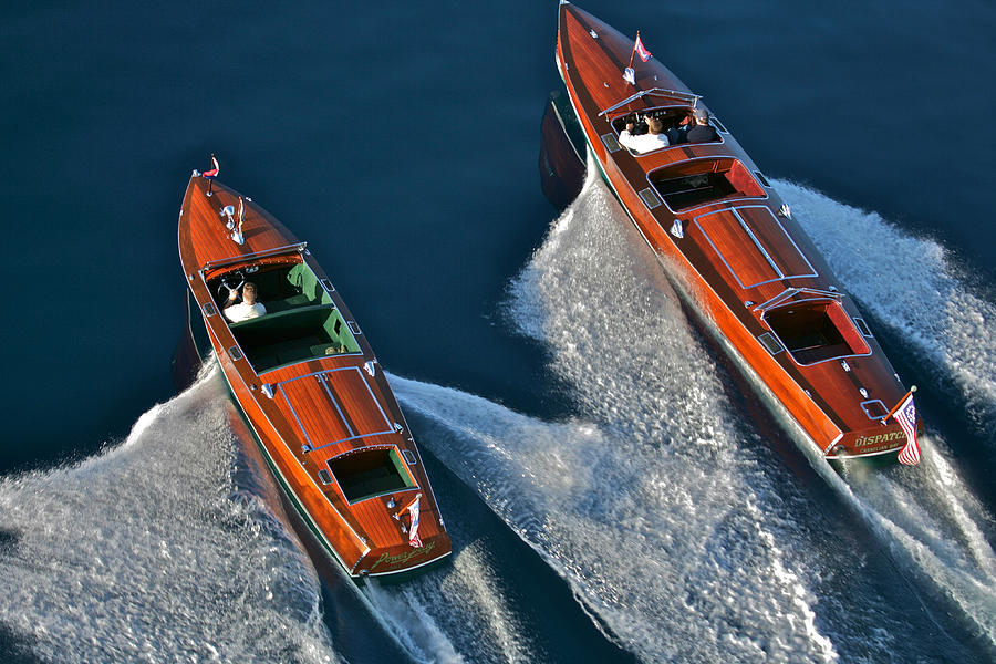 Classic Wooden Runabouts #111 Photograph by Steven Lapkin