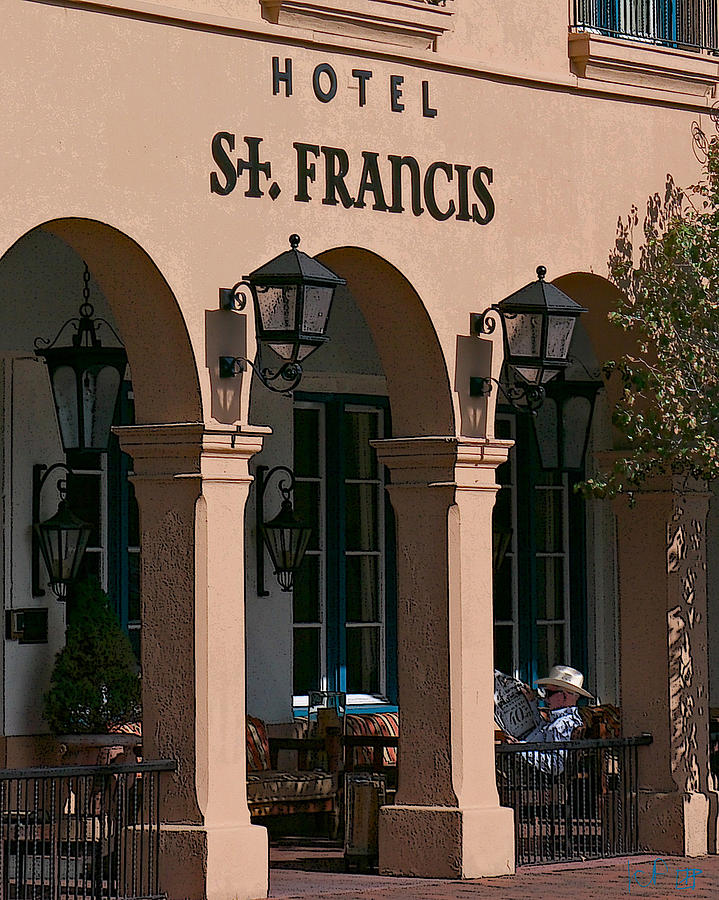 11208 Hotel St Francis Santa Fe Photograph by John Prichard