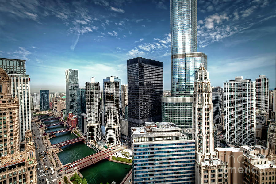 1138 Chicago River View Photograph by Steve Sturgill