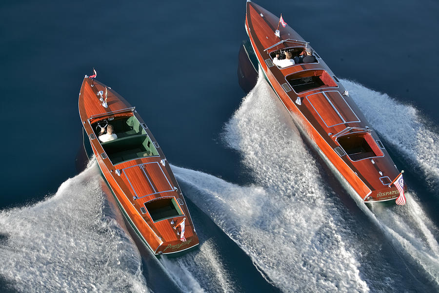 Classic Wooden Runabouts #50 Photograph by Steven Lapkin