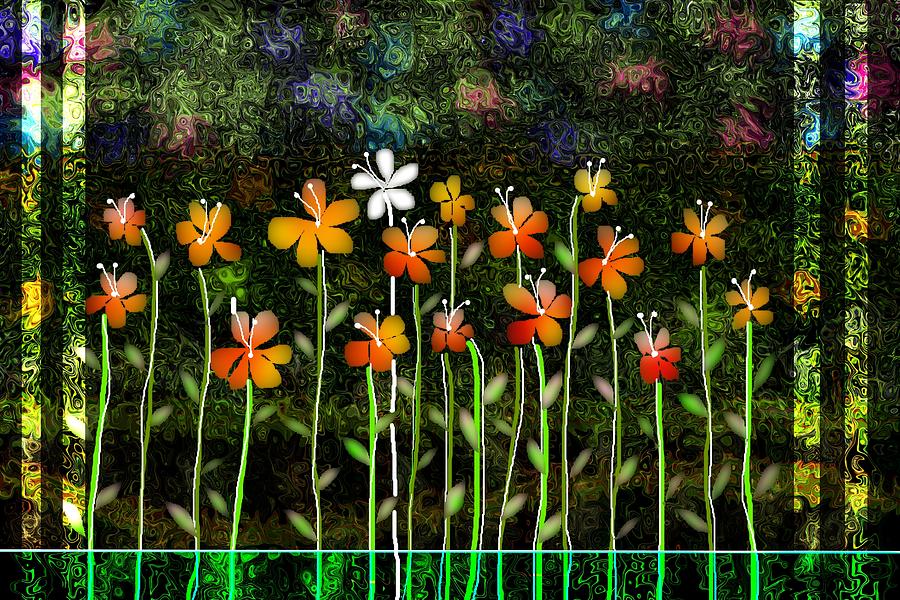 Poppy Digital Art - Flower #114 by Super Lovely