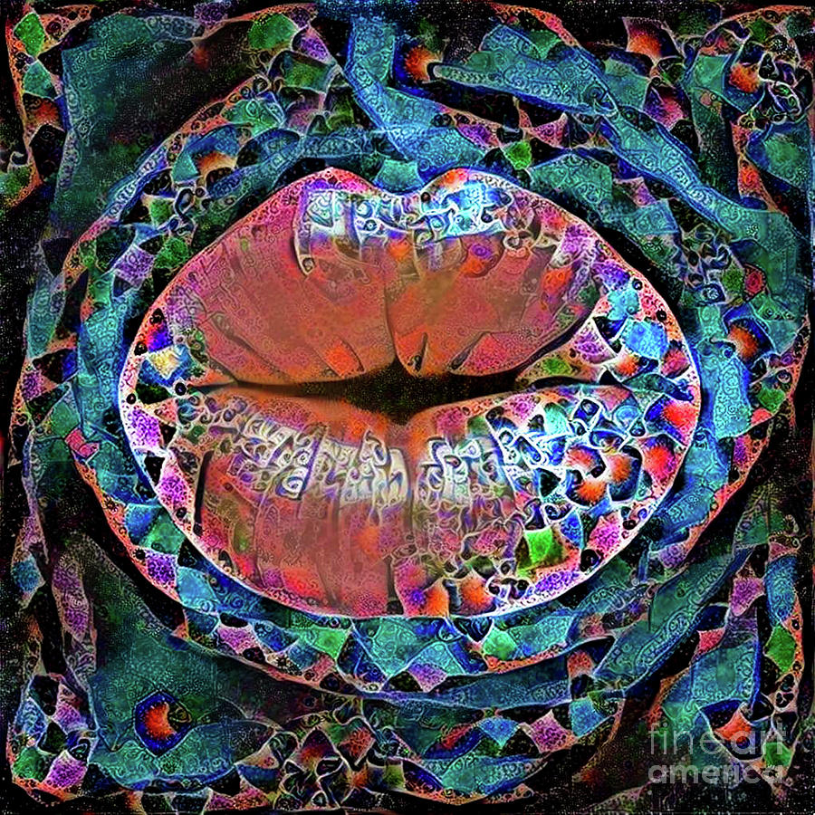 Kissing Lips #114 Digital Art by Amy Cicconi