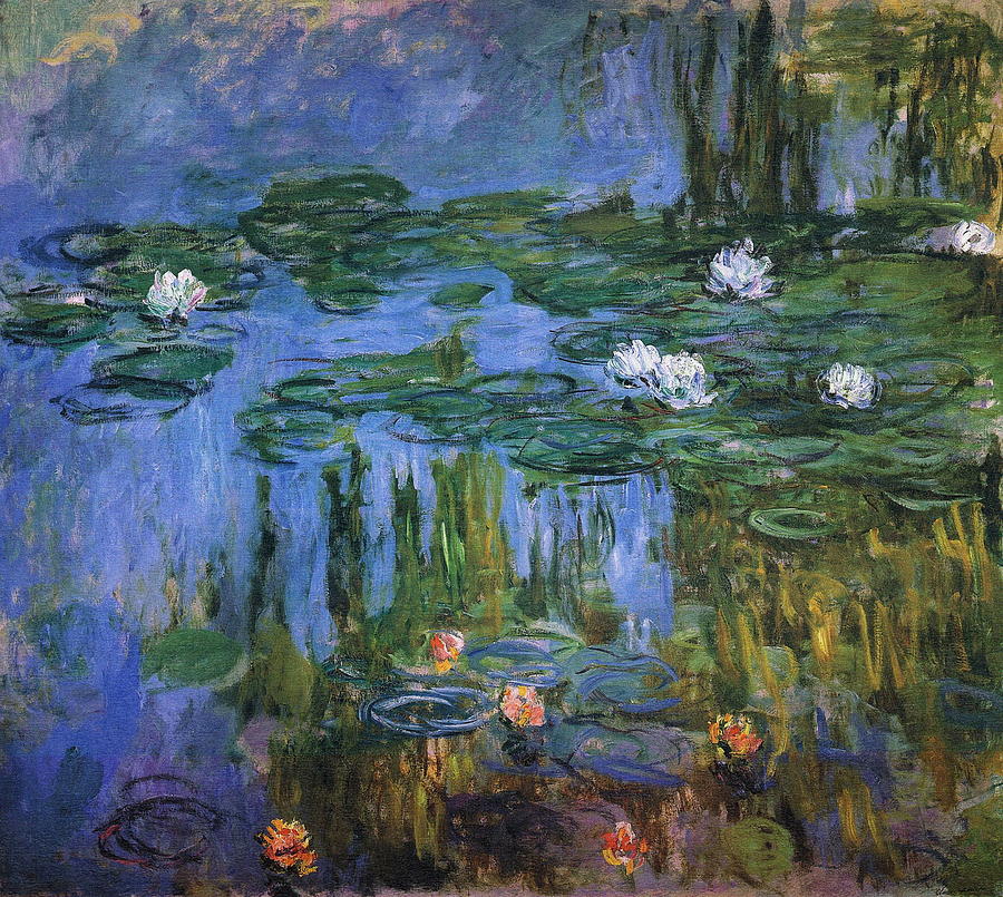 Water Lilies Painting by Claude Monet - Fine Art America