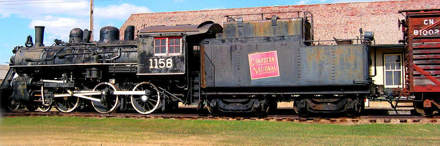 1158 Steam Train Photograph by Diane Ellingham