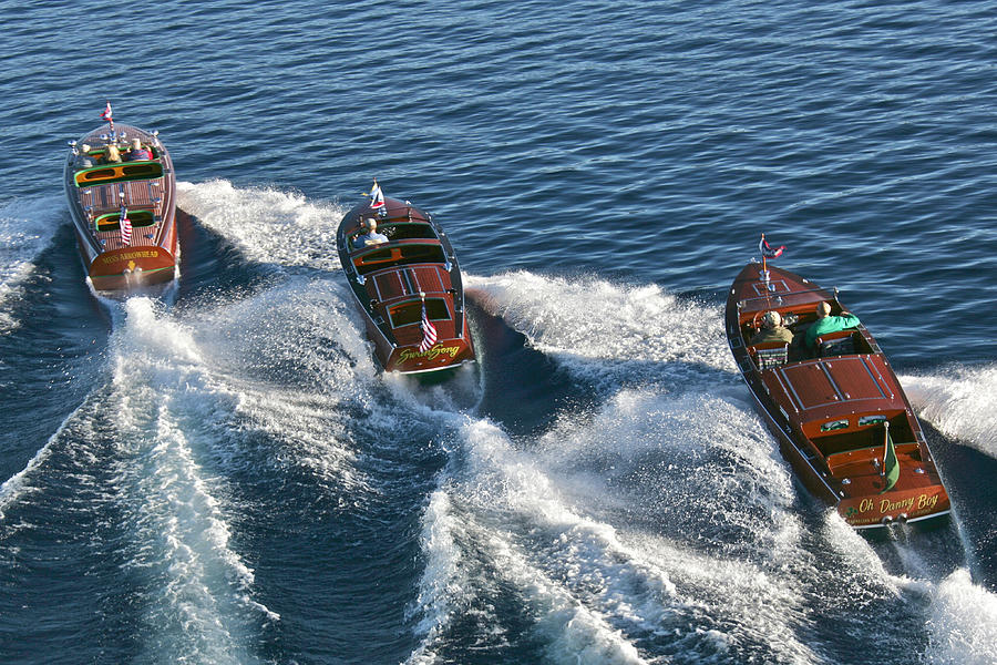 Classic Wooden Runabouts #18 Photograph by Steven Lapkin