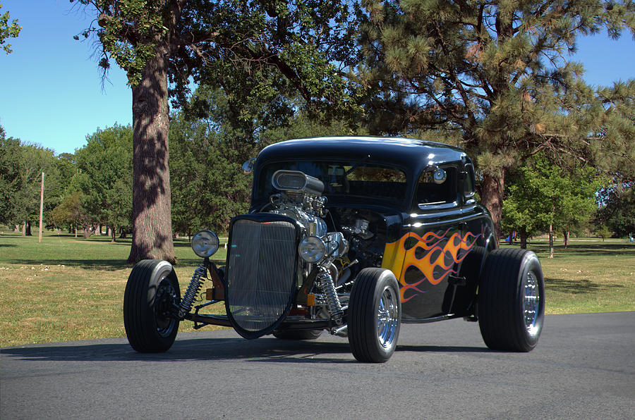 1934 Ford Coupe Hot Rod #4 Photograph by Tim McCullough