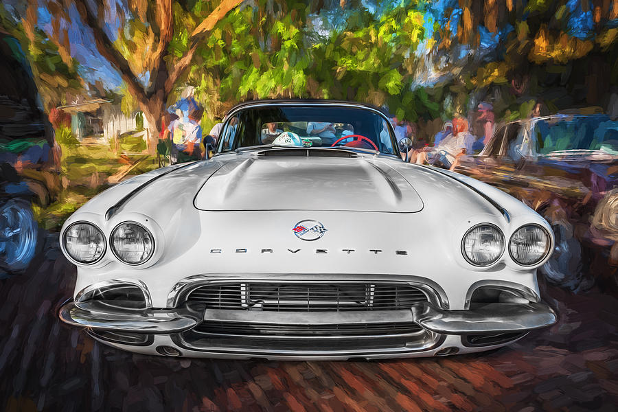 1962 Chevrolet Corvette Convertible Painted #12 Photograph by Rich Franco