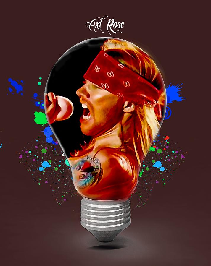 Axl Rose Mixed Media - Axl Rose Collection #9 by Marvin Blaine